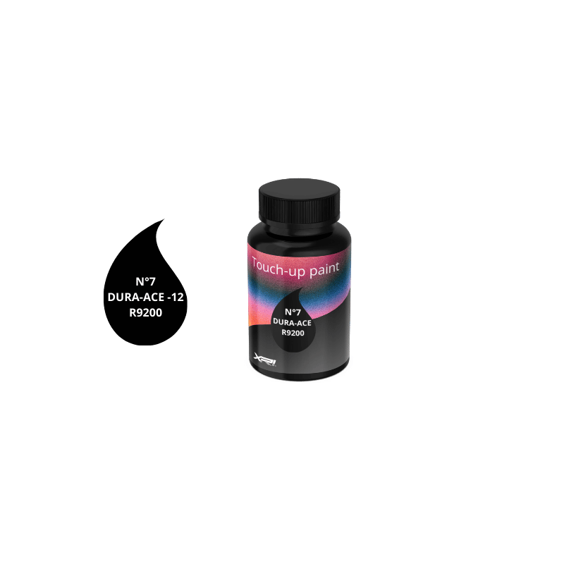 PEINTURE DE RETOUCHE NOIR GLOSSY COMPOSANT  SHIMANO DRA-ACE 12V 10 ML