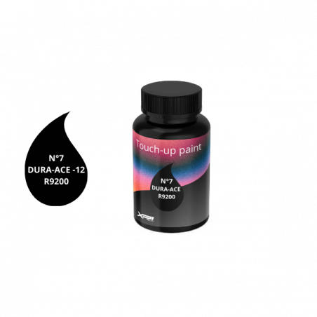 PEINTURE DE RETOUCHE NOIR GLOSSY COMPOSANT  SHIMANO DRA-ACE 12V 10 ML