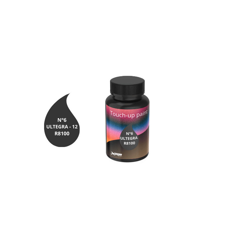 PEINTURE DE RETOUCHE GRIS ANTHRACITE COMPOSANTS SHIMANO ULTEGRA 12V 10ML