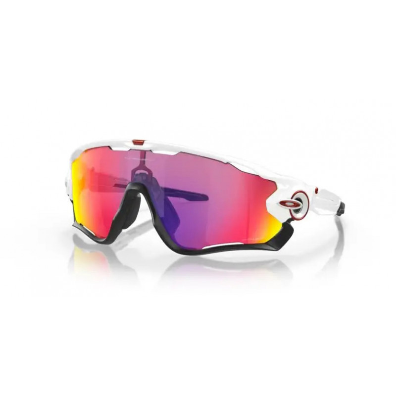 LUNETTES JAWBREAKER  PRIZM ROAD POLISHED WHITE