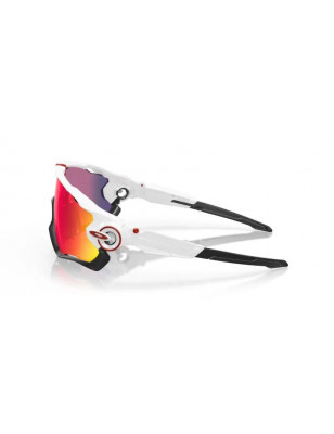 LUNETTES JAWBREAKER  PRIZM ROAD POLISHED WHITE